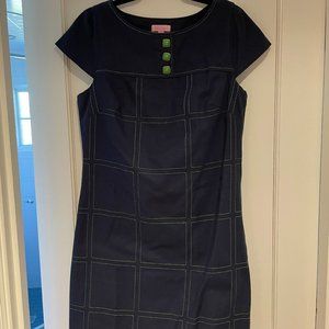 Lilly Pulitzer Blue Short Sleeve Shift Dress